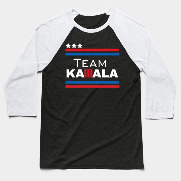 Team Kamala Baseball T-Shirt by moudzy